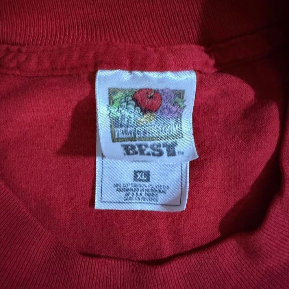 Vintage Italian T-Shirt XL Red Single Stitch “There Are Two Kinds of People" - Picture 3 of 6